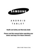 Samsung SM-T337V Legal Verizon Tab 4 Sm-t337v Kit Kat English Product Safety Warranty Ver.kk_f1 (English(north America))